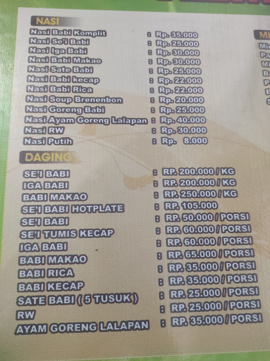 Menu Rumah Makan Depot Remaja-8