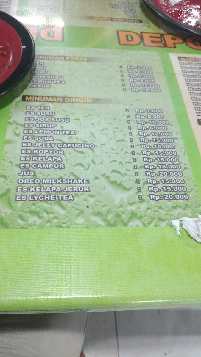 Menu Rumah Makan Depot Remaja-9